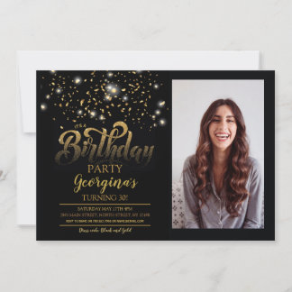 Invitation Photographie de l'Invitation de la fête d'annivers