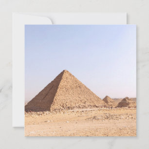 Invitation Photographie des pyramides de Gizeh