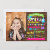 Invitation Photographie du panier d'été Slide et Slide Hot Pi (Devant)