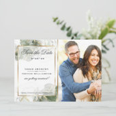 Invitation Photographie et code QR d'une taille exceptionnell (Debout devant)