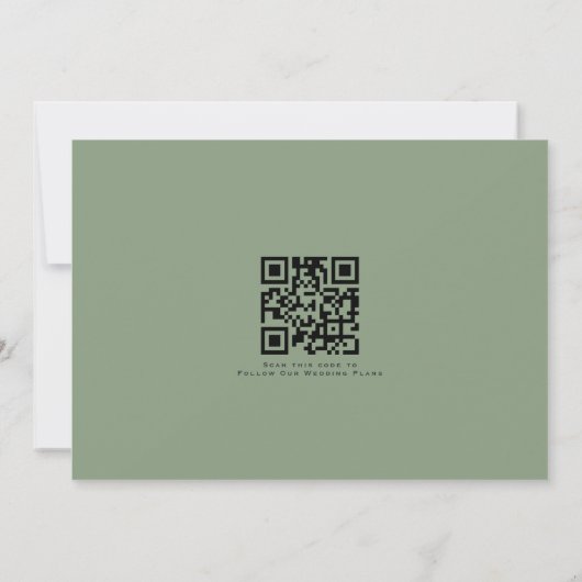 Invitation Photographie et code QR d'une taille exceptionnell (Dos)