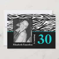 Photographie noir blanc bleu zèbre 30e anniversair
