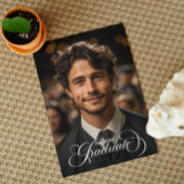 Invitation Photographie noir blanc Typographie de script