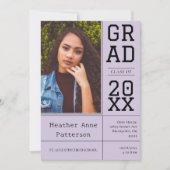 Invitation Photographie Open House | Lavande (Devant)