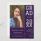 Invitation Photographie Open House | Violet (Devant)