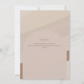 Invitation Photographie rayée Dusty contemporaine MERCI Invit (Dos)