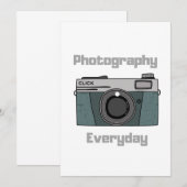 Invitation Photographie tous les jours (Devant / Derrière)