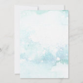 Invitation Photos d'anniversaire de naissance de la forêt d'O (Dos)