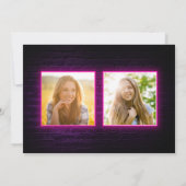 Invitation Photos de fin d'année Pink 2025 Graduation Party (Dos)