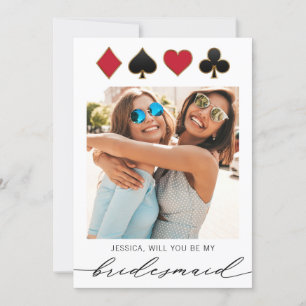 Invitation Photos de Las Vegas Destination Bridesmaid Proposi