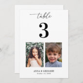 Invitation Photos d'enfance Photos Qr Code 5x7 Mariage (Devant / Derrière)