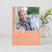 Invitation Photos du 60e anniversaire de Peach (Debout devant)