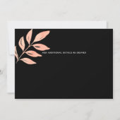 Invitation Photos en acier bleu x 3 Mariage manuscrit moderne (Dos)