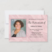 Invitation Photos & Rose Gold Marbled (Devant)