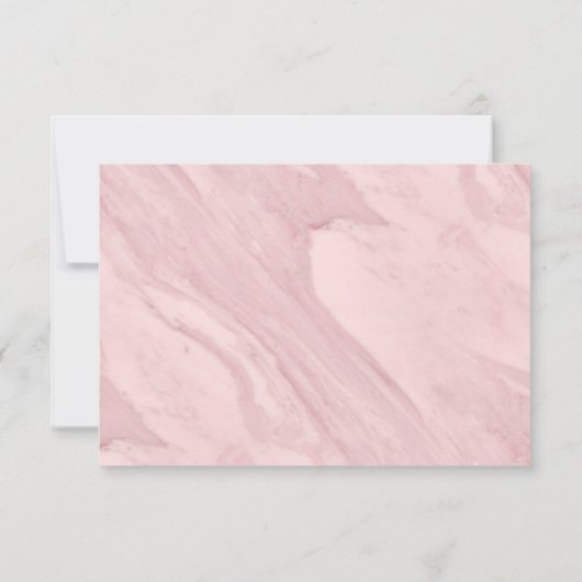 Invitation Photos & Rose Gold Marbled (Dos)