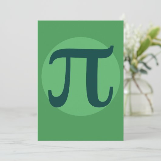 Invitation Pi Day Green (Debout devant)