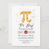 Invitation Pi Day Holiday Party (Devant)