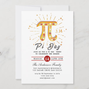 Invitation Pi Day Holiday Party