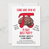 Invitation PI DAY Memorization Party (Devant)