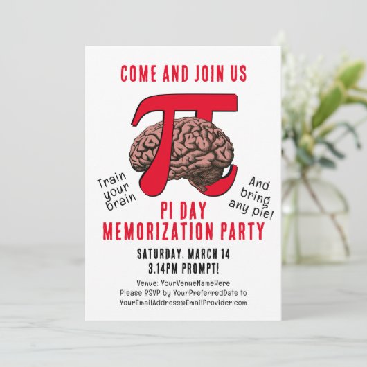 Invitation PI DAY Memorization Party (Debout devant)