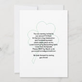 Invitation PI ET JOUR DE LA SAINT PATRICK DE BIÈRE (Dos)