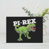 Invitation Pi Rex Day Dinosaure Mathématiques mathématiques (Debout devant)