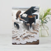 Invitation Pianiste En Océan Pour Piano Considérant (Debout devant)