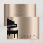 Invitation Piano Concert Festival Minimalimalimalims Vip Blac (Devant / Derrière)