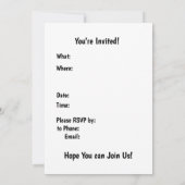 Invitation Piano Keys (Dos)