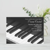 Invitation Piano Keys (Debout devant)