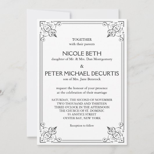 Invitation Pic à vapeur (Devant)