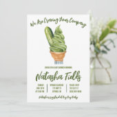 Invitation Picket et crème glacée, Baby shower Cravings (Debout devant)