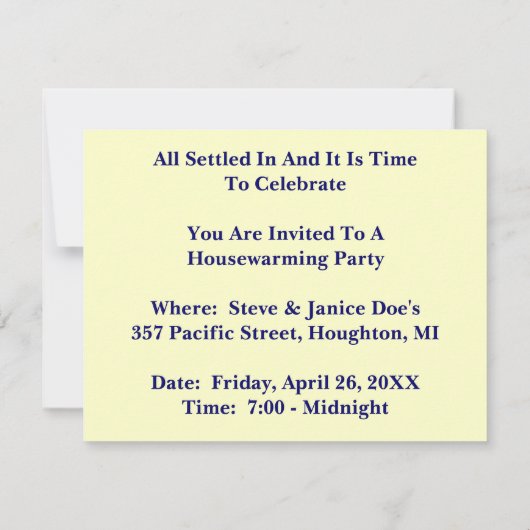 INVITATION PICKET FENCE & HOME HOUSEWARMINING PARTY INVITATIO (Dos)