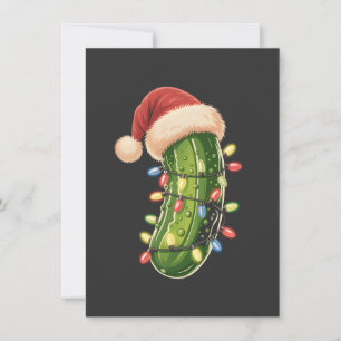 Invitation Pickle de Noël Pickle dans la lumière de Noël Pick