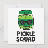 Invitation Pickle Lover Team Pickles Funny Pickle Squad (Dos)