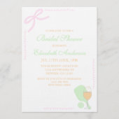 Invitation Pickleball and Prosecco Bridal Shower (Devant)