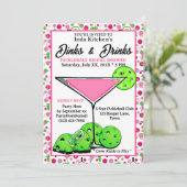 Invitation Pickleball Bridal Shower Dinks & Drinks Photo (Debout devant)