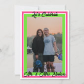 Invitation Pickleball Bridal Shower Dinks & Drinks Pink Cosmo (Dos)