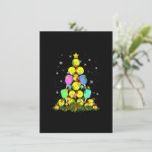 Invitation Pickleball Christmas Tree Père Noël Pickleball X M (Debout devant)