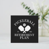 Invitation pickleball est mon plan de retraite (Debout devant)