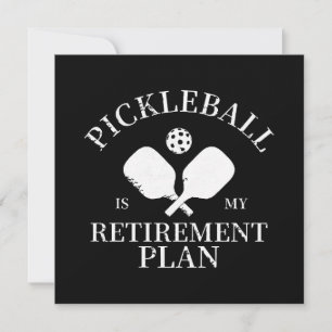 Invitation pickleball est mon plan de retraite