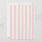 Invitation Pickleball esthétique Élégante Bachelorette Party (Dos)