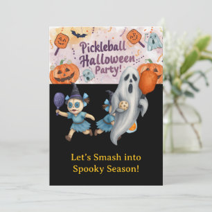 Invitation Pickleball Halloween