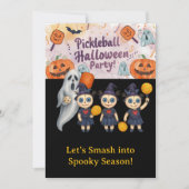 Invitation Pickleball Halloween (Devant)