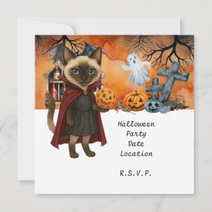 Invitation Pickleball Halloween Party pour Amoureux de les ch