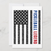 Invitation Pickleball Legend USA (Devant)