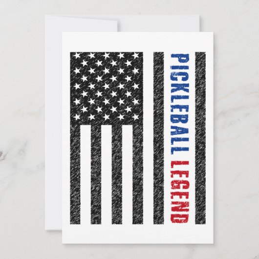 Invitation Pickleball Legend USA (Devant)