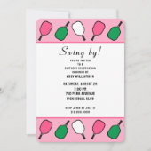 Invitation Pickleball Party (Devant)