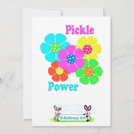 Invitation Pickleball Pickleball (Dos)