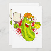 Invitation Pickleball Pickleball (Devant / Derrière)